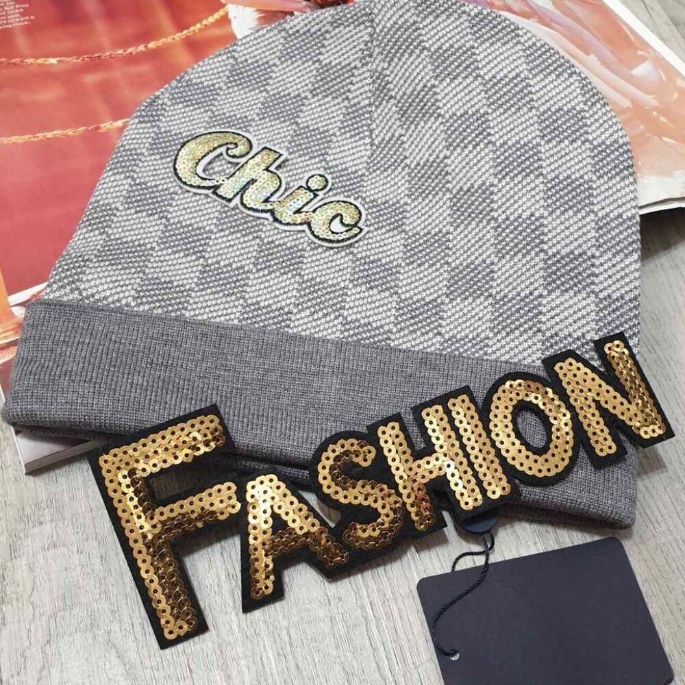 Beanie Hat Skull Cap Gray Fall Winter Warm Fashion Unisex Casual Accessory Gift